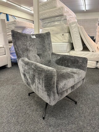 Fauteuil Rick, geweven, antraciet